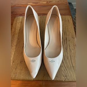 Coach Orla Nude Leather Pump
